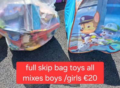 skip bag toys