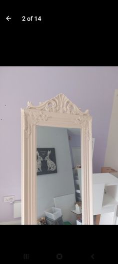 XL Ornate Wall Mirror  160 x 80