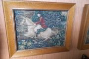 Pair Of Hunting Scene Tapestries