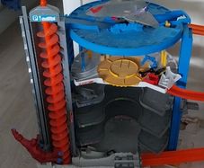 Hot wheel car garage