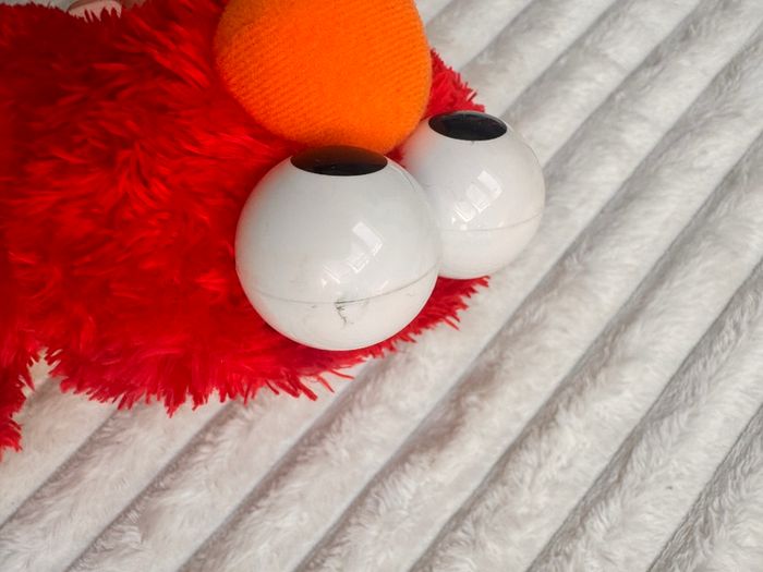 Elmo Sesame Street Hasbro Plush Doll Toy Talks 32443/32442 approx. 25 cm. 2010 Used Please see photos