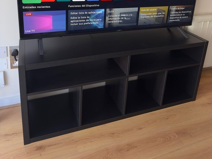 TV Stand ,Black-Brown ,Almost New