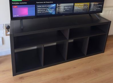 TV Stand ,Black-Brown ,Almost New