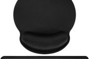 Keyboard and Mouse Mat Set, Ergonomic Gel Filled Mouse Pad with Wrist Cushion Support with Memory Foam for Computer and Laptop