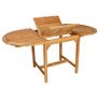 7 Piece Garden Dining Set Solid Teak Wood Image 2