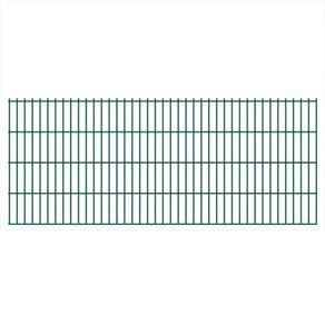 2D Garden Fence Panels 2.008x0.83 m 4 m (Total Length) Green