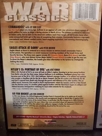 War Classics 8 Movie DVD Collection