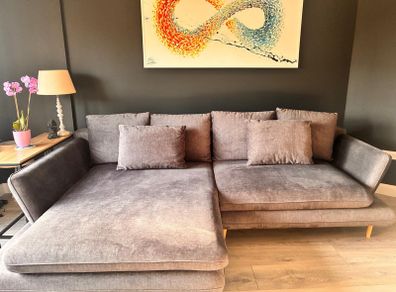 Sofa with fold out bed and storage