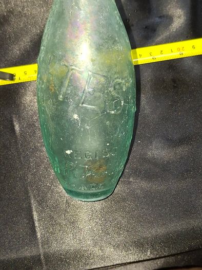 Antique Bottles with Embossed Names, Dublin etc. PRICE IS FOR 1 ONLY.