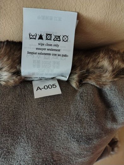 Laura Ashley Draft Excluders. Faux fur and velvet.