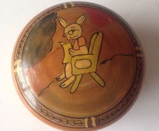 Decorative Wooden Painted Trinket Box