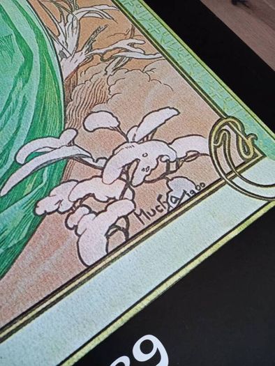 Alphonse Mucha Silkscreen Prints Art Nouveau