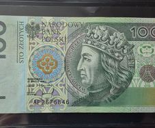 Poland 2 banknotes 100 zl and 10 zl from the 1994