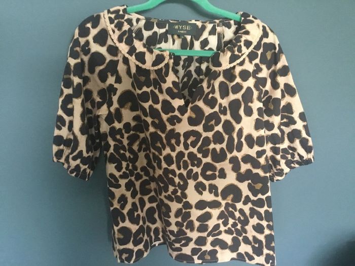 Wyse London leopard print top