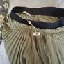 midi skirt Bnwt khaki pleated skirt small Image 5