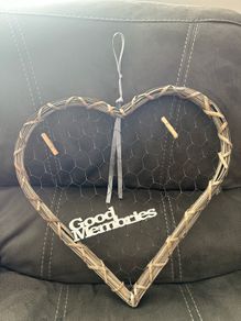 Wicker Photo Holder