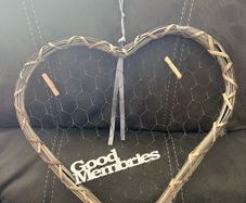 Wicker Photo Holder