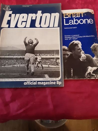 53 Everton programs 1973-2012, discount if you buy ALL my programs