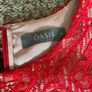 lace red dress Image 3