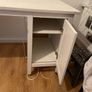 Hemnes office desk - white stain Image 4