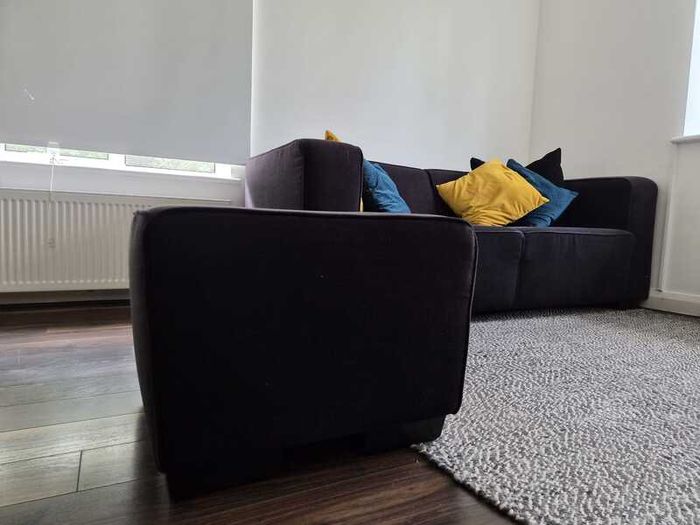 Sofa with ottoman