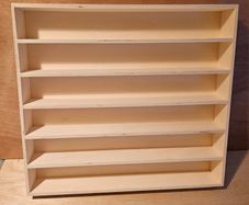 Plywood Display Cabinet H Approximately 540mm L 595mm D 85mm Shelf Depth 75mm Between Shelfs Brand New Collection In Coolmine