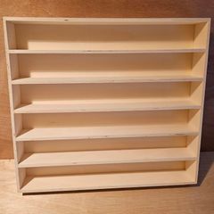 Plywood Display Cabinet H Approximately 540mm L 595mm D 85mm Shelf Depth 75mm Between Shelfs Brand New Collection In Coolmine