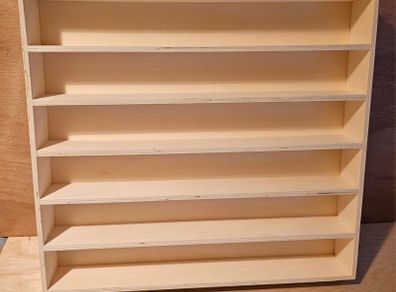 Plywood Display Cabinet H Approximately 540mm L 595mm D 85mm Shelf Depth 75mm Between Shelfs Brand New Collection In Coolmine