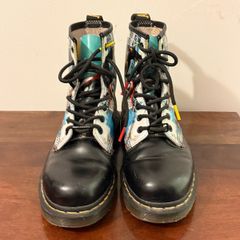 Dr. Martens 1460 Jean-Michel Basquiat II boots, a limited edition art work.