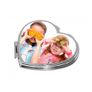 Personalised Heart Shaped Compact Mirror Image 2