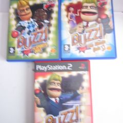 PS2 Bundle of Sony Play Station 2 Buzz Games