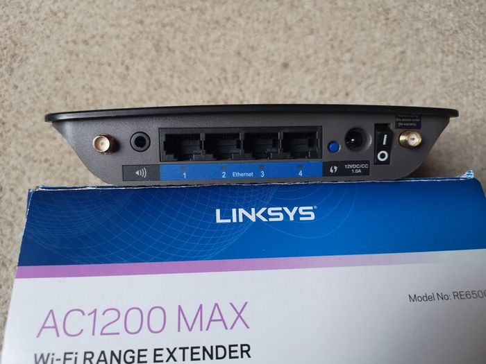 Linksys Ac1200 wireless extender RE6500