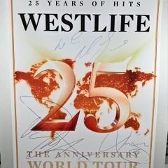 Signed Westlife 25 years of hits tour programme