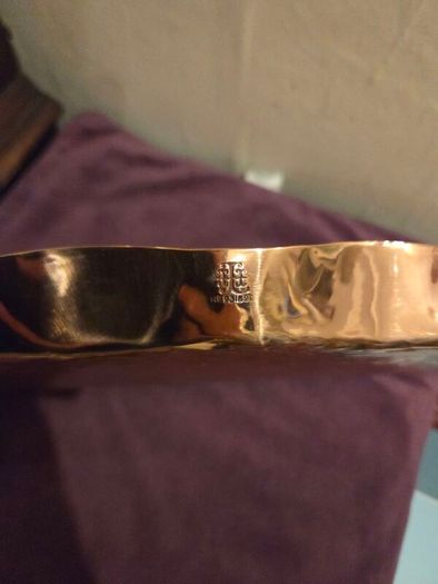 Solid Copper Henry Loveridge & Co "Kidney" tray