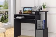 Computer Desk with Sliding Keyboard Tray Storage Drawer Shelf Workstation AVAILABLE IN BLACK AND WHITE (FREE POSTAGE)