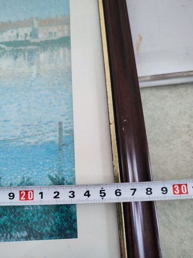 lovely framed print of river sight.