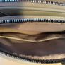 Grey leather effect backpack Image 7