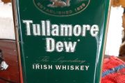Tullamore Dew Irish Whiskey Metal Tin Box.