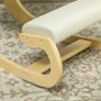 Ergonomic Rocking Knee Stool for Home Office, to Improve Posture, Cream Image 4