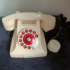 Vintage 1963 LM Ericsson DBH 16139 Rotary Telephone Made in Sweden