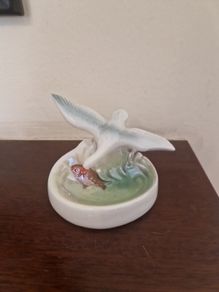 vintage seagull dish