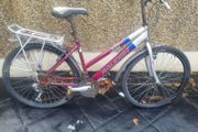 bike chain needs oil and flat wheel