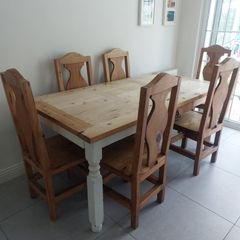 Table and 6 chairs