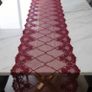 H&M Home Lace table runner burgundy 45x150cm Image 7
