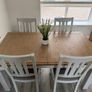 Extendable dinning table and chairs Image 2