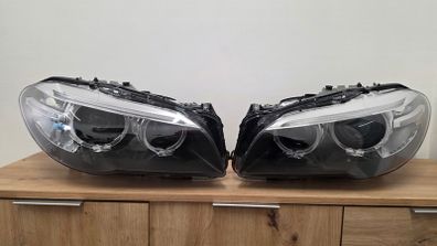 BMW 5 Series F10 F11 LCI Bi-Xenon Headlights Headlamp RHD 2013-2017