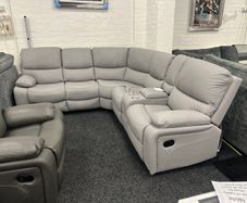 Rita Manual/Electric Leather Recliner Sofa