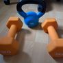 4KG Kettlebell + Pair of 3KG Dumbbells  Weights Set Image 2