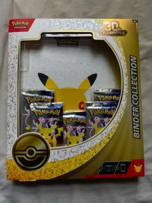 Pokemon TCG 30th Celebration Binder Collection - 5 Booster Packs - Unopened