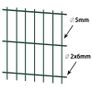 2D Garden Fence Panels & Posts 2008x1230 mm 10 m Green Image 5